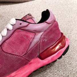 Maison Mihara Yasuhiro Retro Casual Thick Soles Sneakers Wine Red
