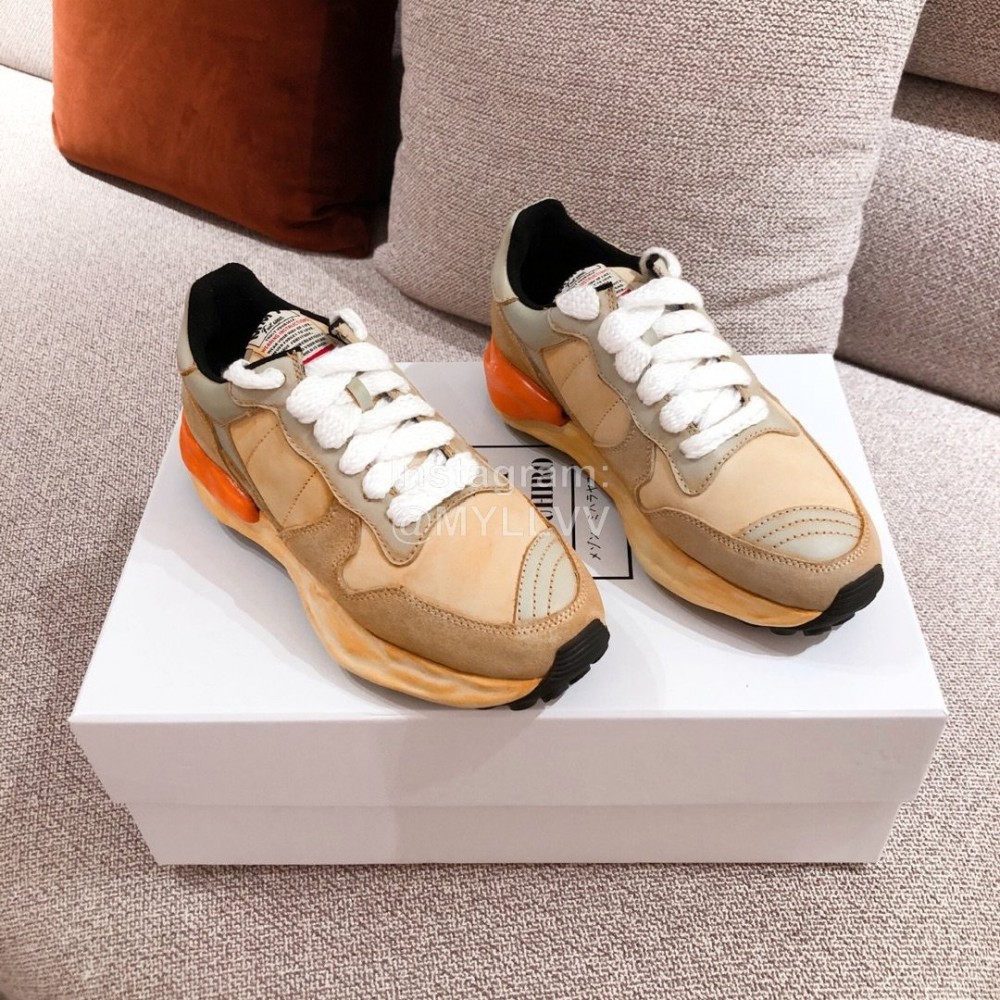 Maison Mihara Yasuhiro Retro Casual Thick Soles Sneakers Orange