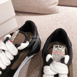 Maison Mihara Yasuhiro Retro Casual Thick Soles Sneakers Black
