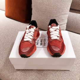 Maison Mihara Yasuhiro Retro Casual Thick Soles Sneakers Red