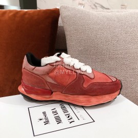 Maison Mihara Yasuhiro Retro Casual Thick Soles Sneakers Red