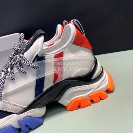 Moncler Cowhide Mesh Sneakers For Men And Women