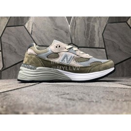 New Balance Mesh Sportshoes For Men And Women Beige Gray