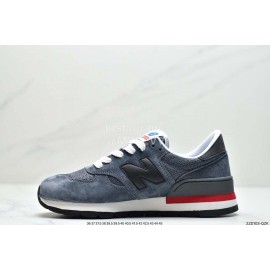 New Balance Suede Leisure Sports Jogging Shoes Blue