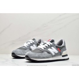 New Balance Suede Leisure Sports Jogging Shoes Gray