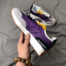 New Balance Suede Casual Sneakers Ws327ms Gray Purple