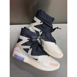 Nike Air Fear Of God Fog 1 Basketball Shoes For Men Black White