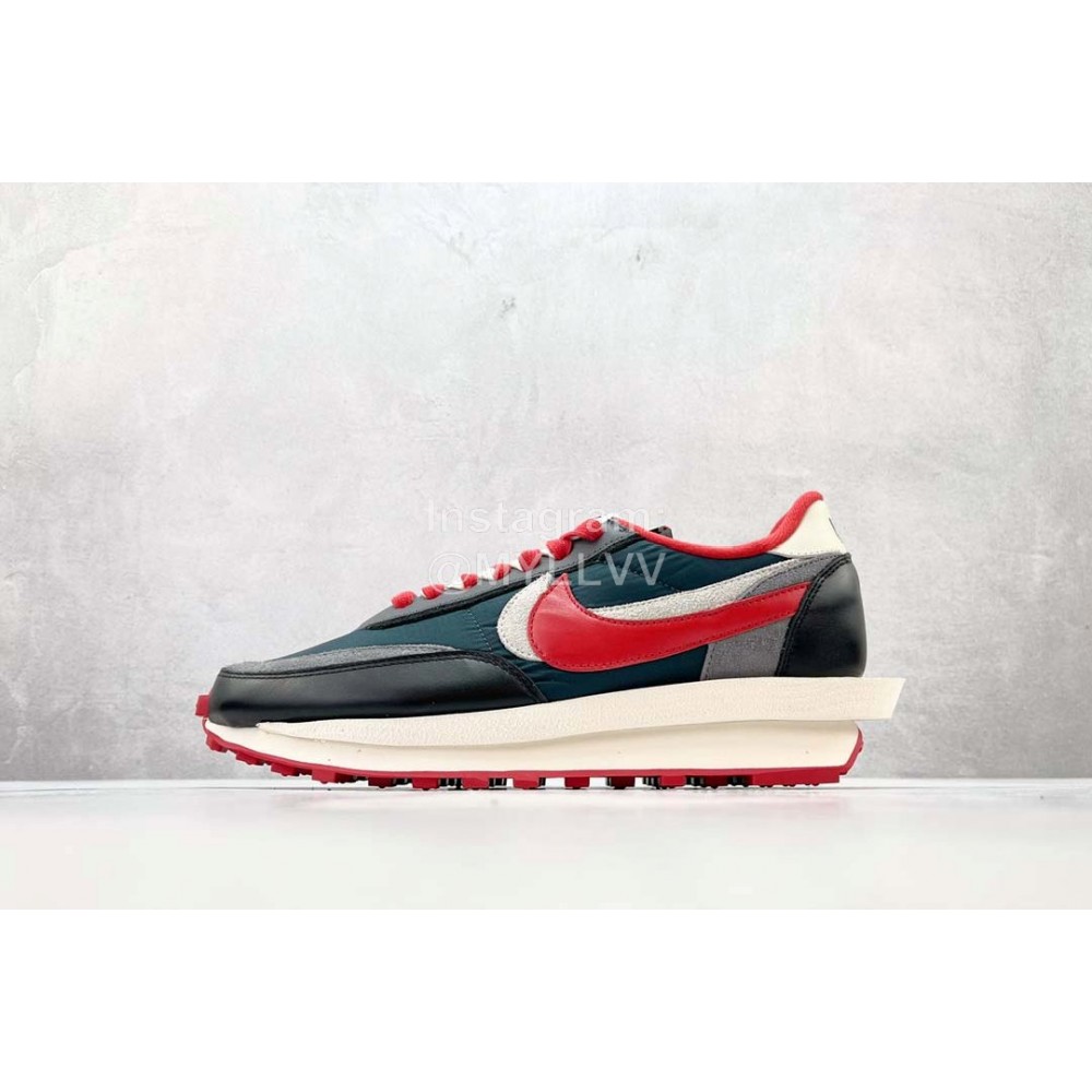 Undercover Sacai Nike Ldwaffle Sneakers For Men And Women Red
