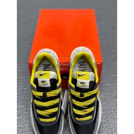 Sacai Nike Ldv Waffle Sneakers For Men And Women Yellow