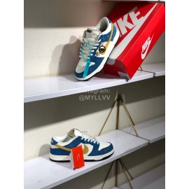 Kasina Nike Dunk Low“Roadsign” Sneakers For Men And Women Blue