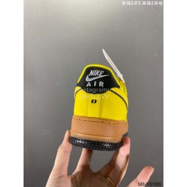 Nike Air Force 1 Low Sneakers For Women Yellow