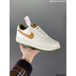 Nike Air Force 1 Low Sneakers For Women White Green