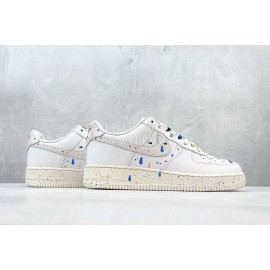 Nike Air Force 1 “Paint Splatter” Sneakers For Men And Women White