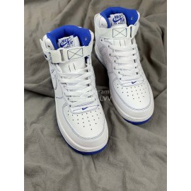Nike Air Force 1 High Sneakers For Men And Women Blue