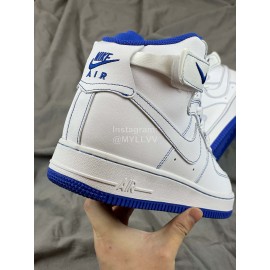 Nike Air Force 1 High Sneakers For Men And Women Blue