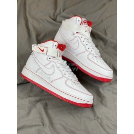 Nike Air Force 1 High Sneakers For Men And Women Red