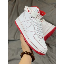 Nike Air Force 1 High Sneakers For Men And Women Red