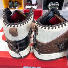 Bodega Nike Dunk Hi “Legend” Sneakers For Men And Women Brown
