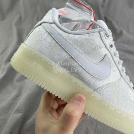 Clot Nike Air Force 1 Premium Sneakers For Men And Women White