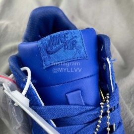 Clot Nike Air Force 1 Premium Sneakers For Men And Women Blue