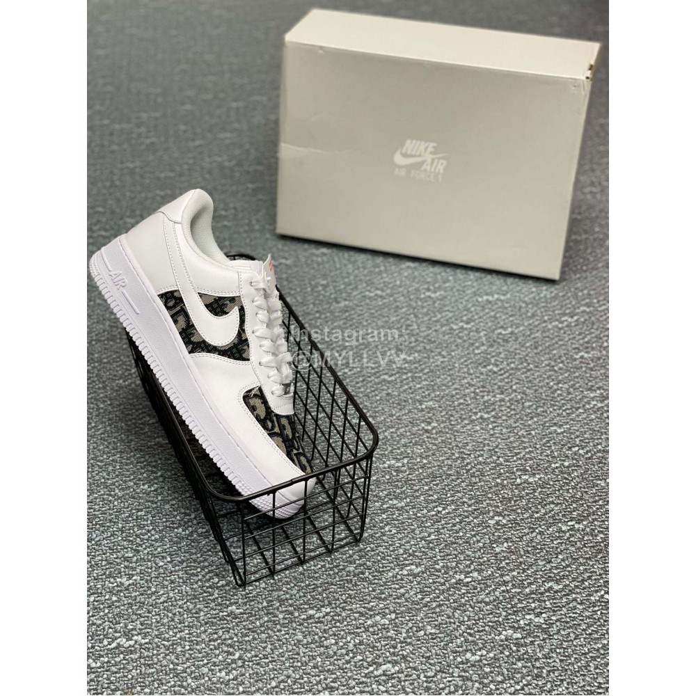 Nike Air Force 1 Low Dior Sneakers For Men And Women