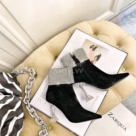 Nina Zarqua Fashion Diamond Pointed High Heel Boots For Women