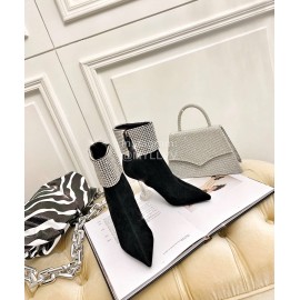 Nina Zarqua Fashion Diamond Pointed High Heel Boots For Women
