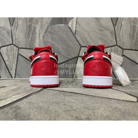 Off White Nike Air Jordan 1 Low Sneakers White Red