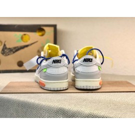 Off White Nk Sb Dunk Low Sneakers For Men And Women Dark Blue