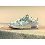 Off White Nk Sb Dunk Low Sneakers For Men And Women Green