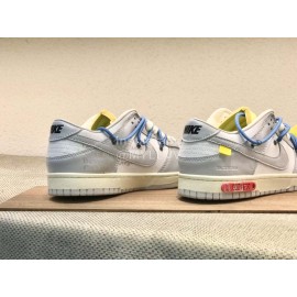 Off White Nk Sb Dunk Low Sneakers For Men And Women Blue