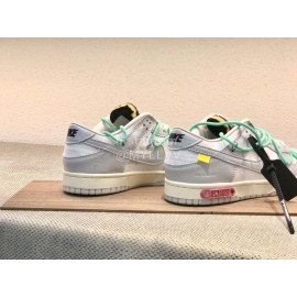 Off White Nk Sb Dunk Low Sneakers Green For Men And Women