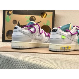 Off White Nk Sb Dunk Low Sneakers For Men And Women Purple