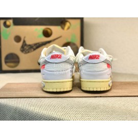 Off White Nk Sb Dunk Low Sneakers White For Men And Women
