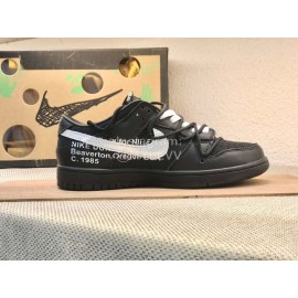 Off White Nk Sb Dunk Low Sneakers For Men And Women Black