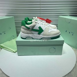 Off White Fashion Sportshoes Green For Men And Women