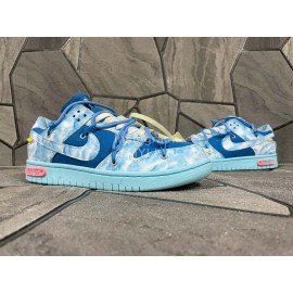 Off White Futura Sb Dunk Sneakers For Men And Women Blue