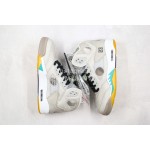 Off White Air Jordan 5 Sneakers For Men And Women Gray