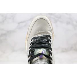 Off White Air Jordan 5 Sneakers For Men And Women Gray