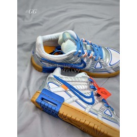 Off White Nike Air Rubber Dunkuniversity Blue2.0 Sportshoes