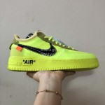 Off White Nike Air Force 1 Low Volt 2.0 Sneakers For Men And Women