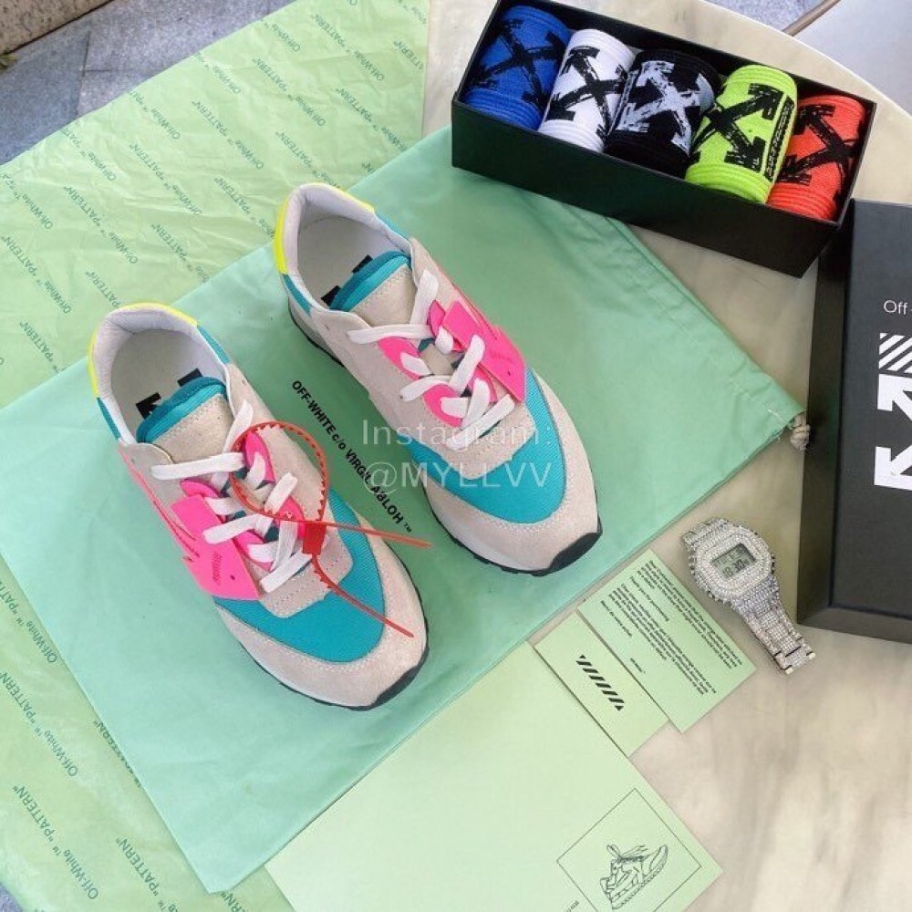 Off White Spring Summer New Sneakers For Men And Women Blue