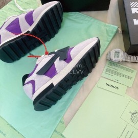 Off White Spring Summer New Sneakers For Men And Women Purple