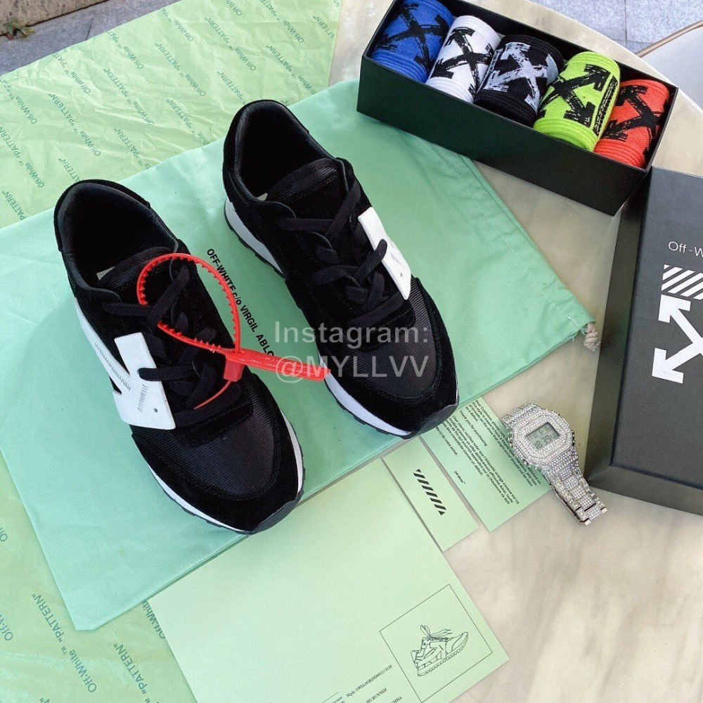 Off White Spring Summer New Sneakers For Men And Women Black