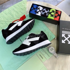 Off White Spring Summer New Sneakers For Men And Women Black