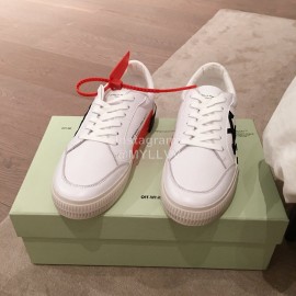 Off White Spring Summer Fashion Leather Casual Shoes For Women White