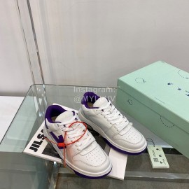 Off White Spring Calf Casual Sneakers For Women Dark Blue