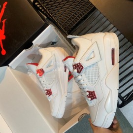 Off White Co Branded Air Jordan Fashion Basketball Sneakers For Men And Women Red 