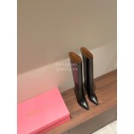 Paris Texas Fashion Leather High Heeled Long Boots For Women Black