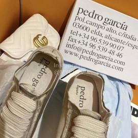 Pedro Garcia Fashion Silk Casual Shoes For Women Coffee